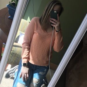 light orange Sweater